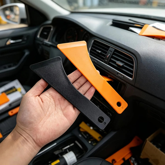 Car Trim Removal Tool Set Dashboard Removal Tools Wide Pry Bar for Car Audio Navigation and Interior Door Panel Removal