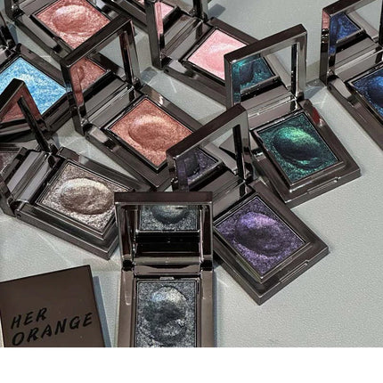 Metallic Glitter Pearlescent Eyeshadow Cream Chameleon Sparkling Mashed Potato EyeShadow Shimmer Brightening Highlighter