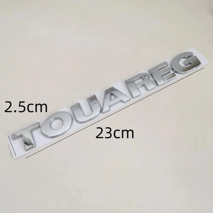 1pcs 3D ABS for Volkswagen TOUAREG Car Letters Rear Bumper Trunk Emblem Sticker Badge Decal Styling Auto Accessories