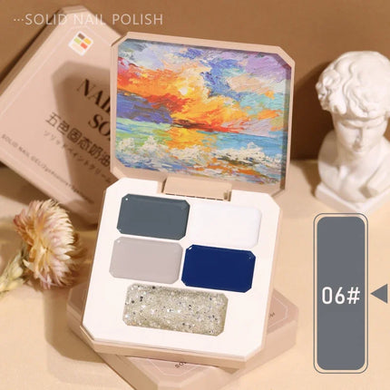 Solid Nail Polish Color Mud Gel Full Coverage Painting Nail Art Glue Mousse Creamy Texture Manicure Varnishes Solid UV Gel Plate
