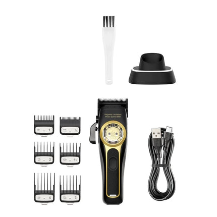 Kemei Professional Hair Clipper Magnetic Levitation Motor 8800 Rpm Charging Base Hair Clipper Men's Hair Clipper KM-2373