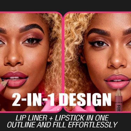 Waterproof Matte Lipliner Pencil Brown Contour Tint Lipstick Pen Long Lasting 6 Color Wooden Lip Liner Pencil Full-lip Makeup