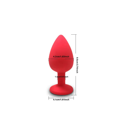 3 Sizes Soft Silicone Anal Plug Mini Butt Plug Erotic Sex Toys for Men Women Gay Couples Adult Anal Prostate Stimulator Dildo