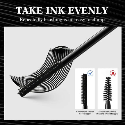 Waterproof Mascara , Thick And Long-Lasting Application, Bubble Encryption, Long-Acting Curly Hair And Big Eyes Makeup Tool