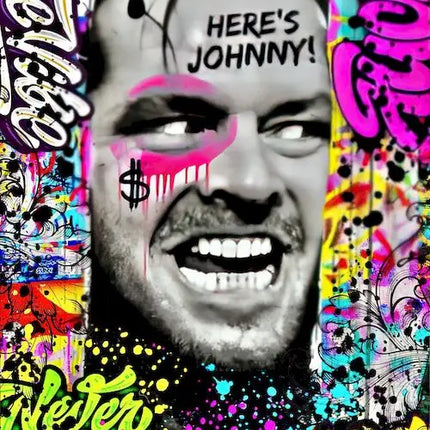 Graffiti Pop Artwork Famous Portrait Canvas Painting Posters Street Wall Art Picture for Living Room Home Decoration