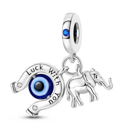 Charm Silver 925 Beads Blue Series Fit Bracelet Charms DIY Original Fashion  Pendants For Jewelry Maing