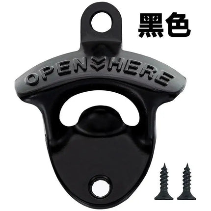 Alloy Wall Mount Beer Opener Kitchen Bar Bottle Opener