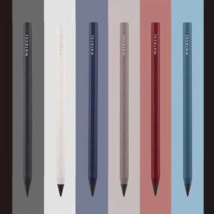 All Metal Eternal Pencil HB Lead Core New Technology Unlimited Writing Eternal Painting Supplies Novelty Stationery