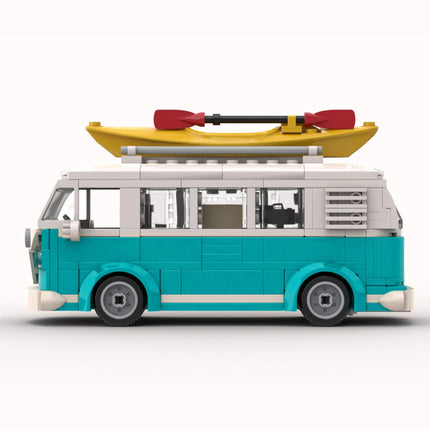 T1 Camper Van Building Blocks 309pcs - Technical Model