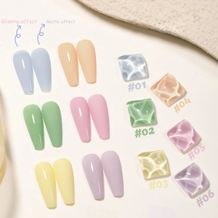SHAKA 10ml New Popular Ice Pink Nail Gel Polish Set Semi Permanent Nail Art Soaking UV LED Nail Salon DIY Nail Salon Gel 4 sold