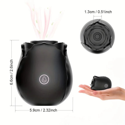 Rose Toy Sucking Vibrator for Women Clitoral Vibrator Nipple Stimulating with 10 Mind-Blowing Modes G Spot Massager Sex Toys