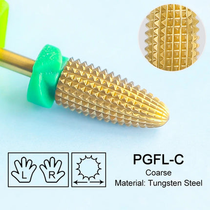 Nail Drill Bits Carbide Large Cone Electric Milling Cutter Gel Polish Remover Grinding Tools DIY Accessories Supplies