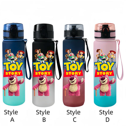 Toy Story Cartoon Drinking Glasses Woody Portable Cup Outdoor Sports Water Bottle Drinking Cup Cartoon Plastic Frosted Kettle