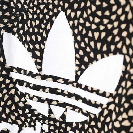 Adidas Originals Trefoil Girls' Black and White Polka Dot Casual Sports Sweatshirt S96081
