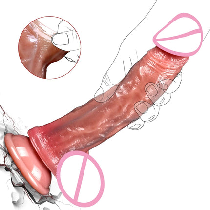 Soft Big Penis Dildos Realistic Dildo Female Masturbation Suction Cup Artificial Silicone Dick for Anal Dildo Sex Toy for Women