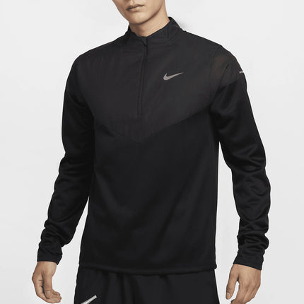 Nike Official Genuine Autumn New Men's Knit Running Patchwork Warm Long-Sleeve FZ1116-010