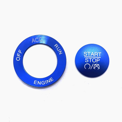for Dodge Charger Journey Durango Challenger Engine Ignition Decoration Ring One Button Start Button Attached Inside Accessories