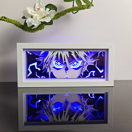 3D Anime Motion Night Light Anime Laser Lamp Box LED Light for Bedroom Desk Decor Manga Birthday Gift Table Lamps Lightbox