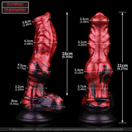 NNSX Silicone Horse Dildo Long Penis Anal Plug Huge Knot G-spot Vaginal Stimulator with Suction Cup Adult Sex toy for Women Men