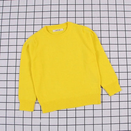 Kids Loose Fit Casual Knit Sweater Cozy Oversized Pullover Top Soft Long Sleeve Cotton Blend Stylish Toddler Fall Outfit