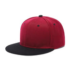 Wine Red Black / One Hat Print