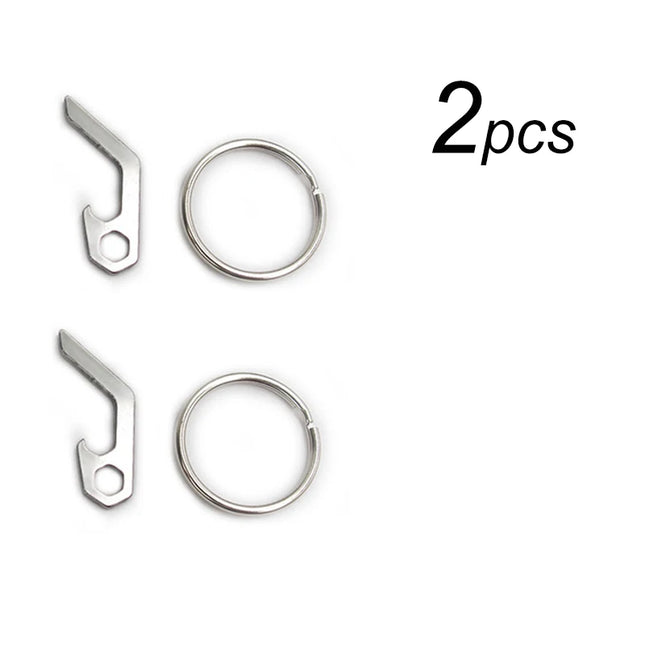 1-4pcs EDC Gear Mini Lightweight Bottle Beer Opener Keyring Pocket Utility Gadget Outdoor Camp Hike Camping Key Chains Opener