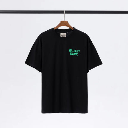 Classic  Color Letter Logo Print Loose ort Sve T-irt ex Youthful Cotton Summer Faion round Ne Top