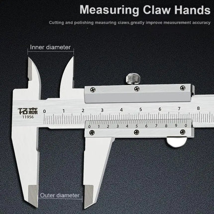 Digital Stainless Steel Caliper 0-150mm, IP54 Shockproof Electronic & Dial Dial Display for Precision Measurement