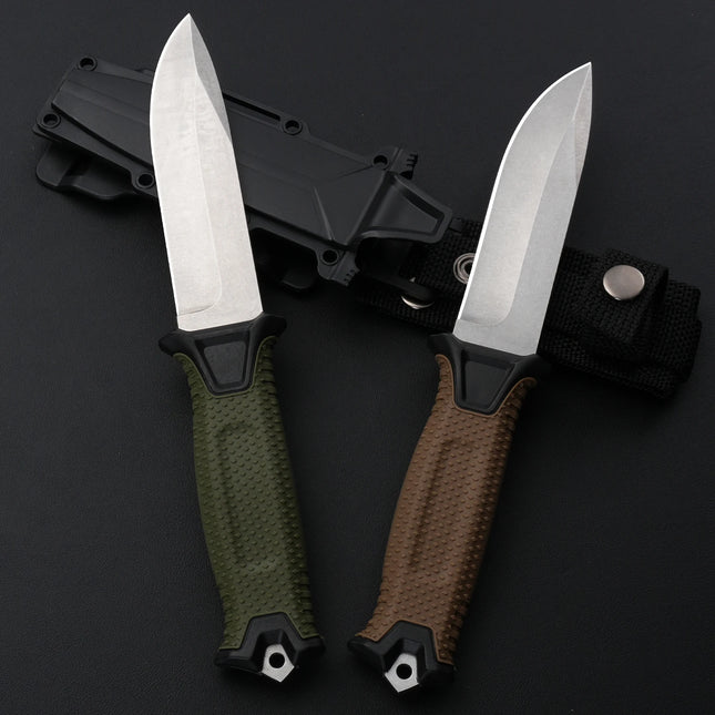 2026 new Outdoor knife camping defense straight knife wilderness survival