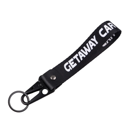Lucky Cat Eagle Beak Keychain Motorcycles Girl Animation Short Lanyards Used in Phone Rope Badge Holder Accessories