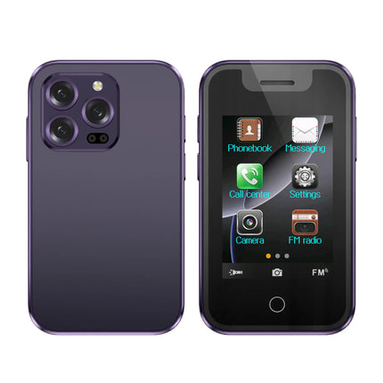 SERVO BM16 PRO Mini Mobile Phone 2.4" Touch Display Bluetooth Call Dual SIM Recorder Flashlight 2G GSM Portable Tiny Cellphones