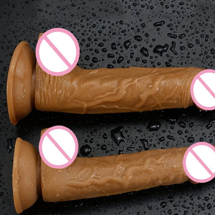 Realistic Wearable Strap on Dildos for Women G Spot Masturbation Anal Vaginal Stimulation Big Penis Adult Standard Size Sex Toy