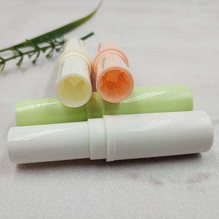 500PCS Empty lipstick tube in four colors, leak-proof twist-up lipstick container, reusable cosmetic tube for DIY solid perfume