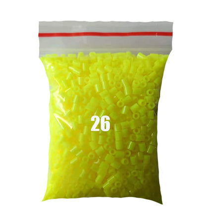2000 pcs/Bag 2.6mm Hama Beads Puzzle Perlen Iron Beads Diy Perler Fuse Bead Intelligence Educational Toys