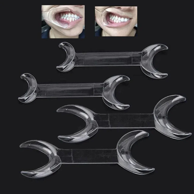 4Pcs T-Shape Dental Orthodontic Mouth Opener Cheek and Lip Retractor Intraoral Spreader for Dentistry Procedures