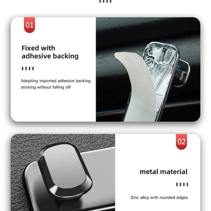 VW Logo Car Interior Accessories Zinc Alloy Storage Hooks For VW GTI Scirocco Polo Passat B5 B6 Golf Tiguan Jetta T-ROC Beetle