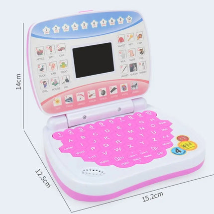 Electronic Learning Machine Educational English Language Learning Child Laptop Computer With Mouse English Laptop Toy Gift