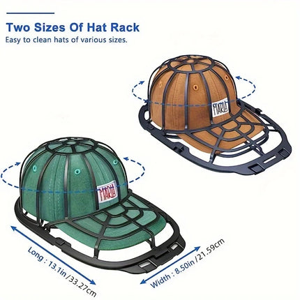 Anti-Deformation Baseball Cap Washer - Plastic Laundry&Kitchen Organizer, Washable Hat Rack for Accessories, Laundry Organizer