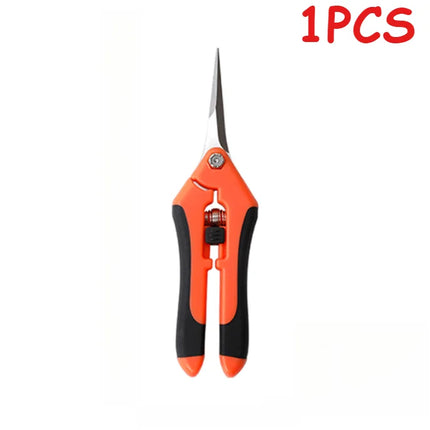 Stainless Steel Pruning Shears Handheld Garden Scissors Practical Trimming Tool for Branches Flowers and Household Plant Care