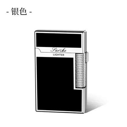 New Creative Plasma Arc Lighter Luxury Double Flame Butane Lighter Jet Flame Windproof Cigarette Ignitor Smoking Accessories