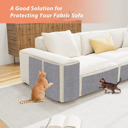 Self-Adhesive Cats Scratch Board Carpet Wall Anti Cat Scratch Sofa Diy Cats Scratch Board Sofa Protection Paws Sharpen Trimmable
