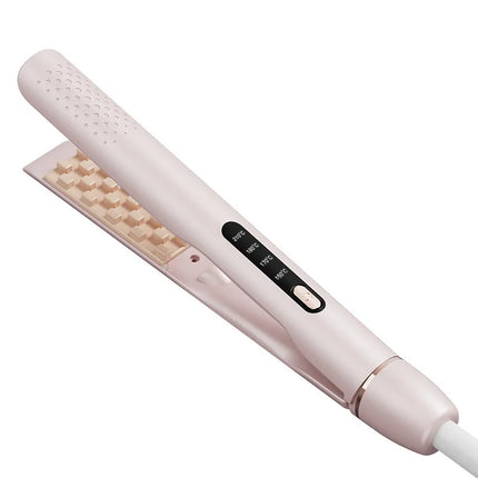New portable splint hair straightening comb and curling iron dual-purposehousehold hair straightenercorn clip does not hurt hair