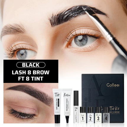Gollee Lash and Brow Curling Perm Kit Natural Eyelash Lifting Perm Treatment Makeup Long Lasting 4-6 Weeks For Lash Curler Perm