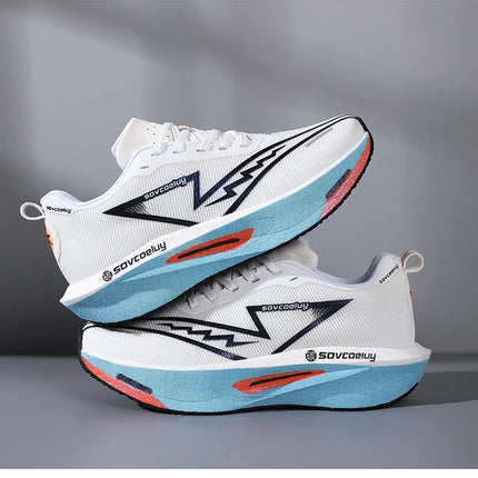 Running Shoes Carbon Board Speciality Marathon Men Sports Breathable Lightweight Women's Comfortable Athletic Nonskid Sneakers