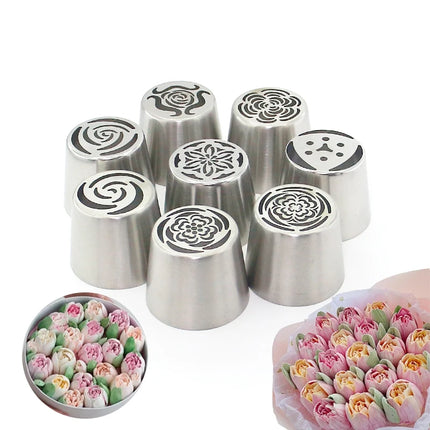 Extra Large Russian Piping Tip-Giant 3D Flower Nozzle for Dramatic Cake Designs Create Massive Buttercream Flowers in 1 Squeeze