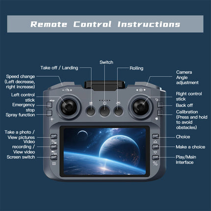 infrared obstacle avoidance optical flow positioning brushless motor 2026 New AE22 8K 5G Oneclick spray function Drone Kid Gift