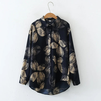 Blouse Fashion T Shirt Woman Casual Summer Tees Streetwear Print Tshirt Autumn Shirts for Women Clothes Vintage T-Shirts Y2k Top
