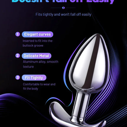 Runyu Metal Anchor Base Anal Plug Adule Toy Stainless Steel Butt Plug Sexy Adult Penetration Anal Toy Fetish But Pluk Sex Toys