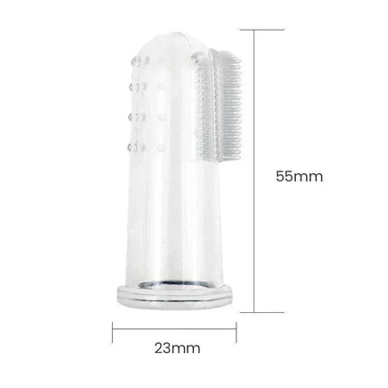 5pcs Super Soft Pet Finger Toothbrush Dog Brush Bad Breath Tartar Teeth Care Tool Dog Pet Supplies Cepillo Para Perro