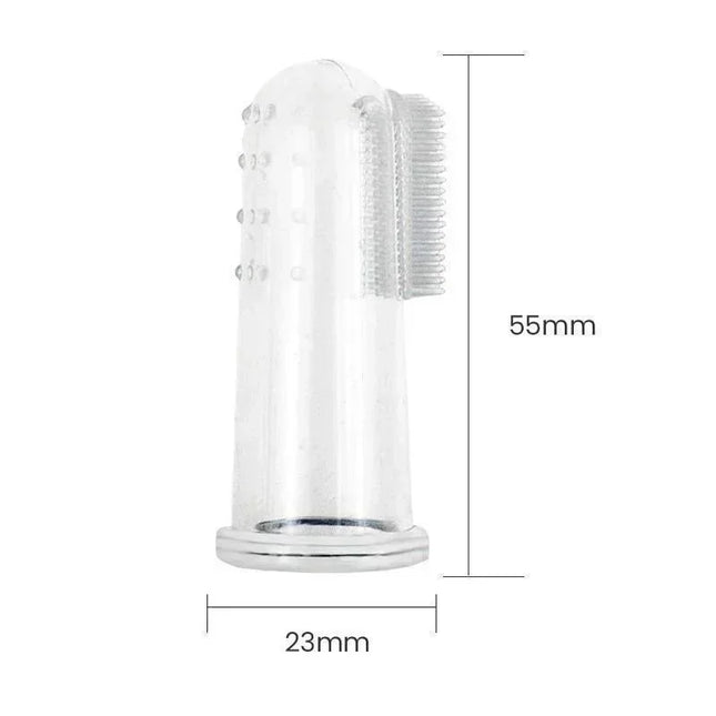 5pcs Super Soft Pet Finger Toothbrush Dog Brush Bad Breath Tartar Teeth Care Tool Dog Pet Supplies Cepillo Para Perro
